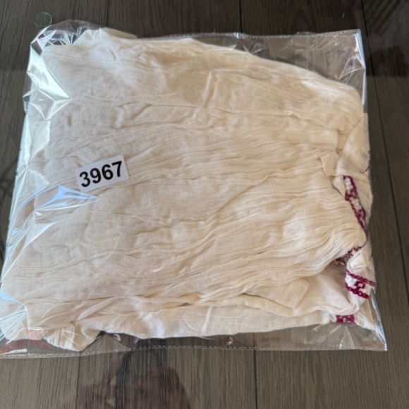 Free People Neo Folk Embroidered boho midi Dress elastic waist 33967 - Picture 15 of 15